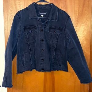 Maurices Black Jean Jacket